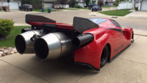 Ferrari Enzo jet car Insanity