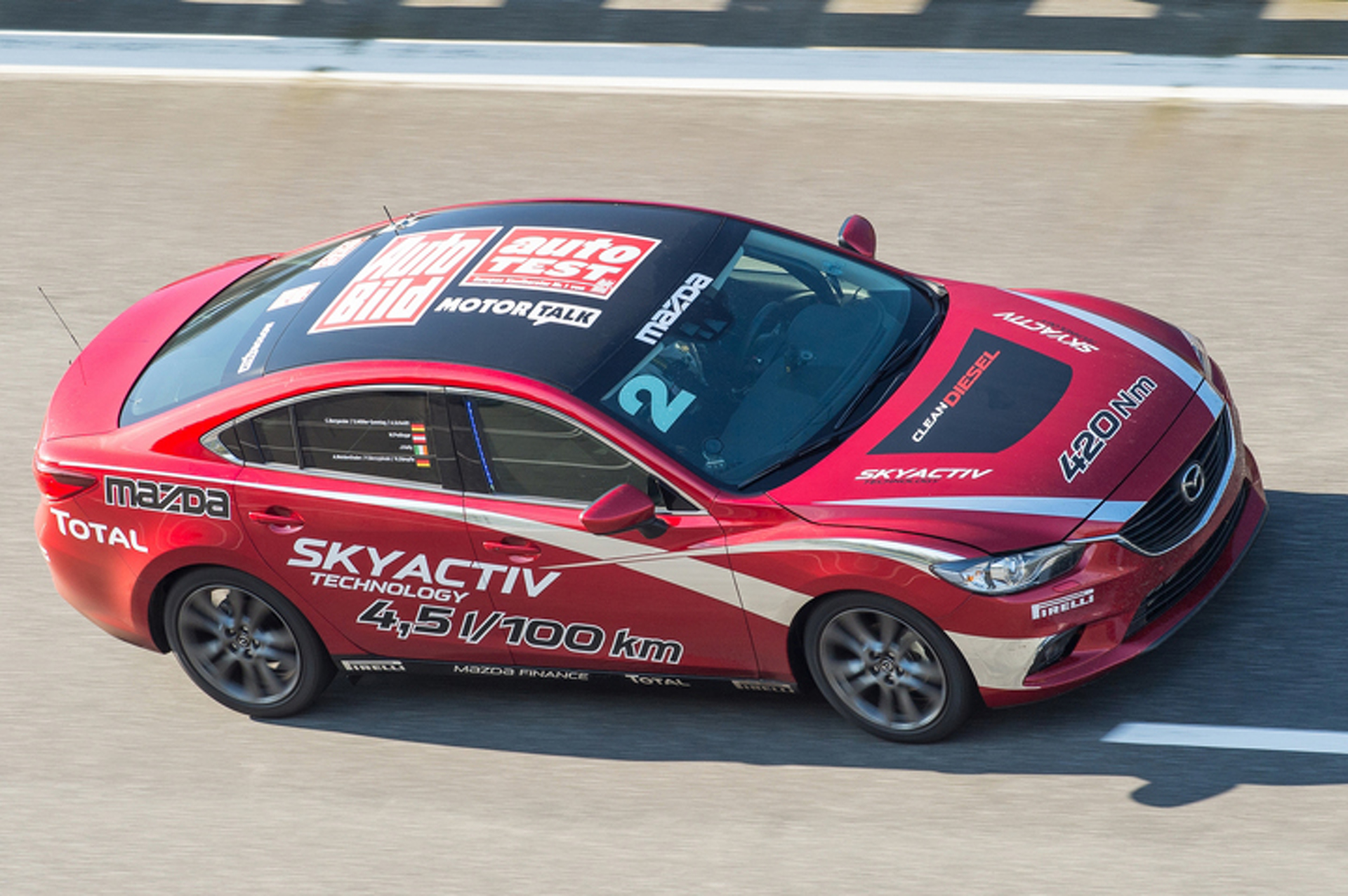 Mazda6 Diesel Sets World Speed Record