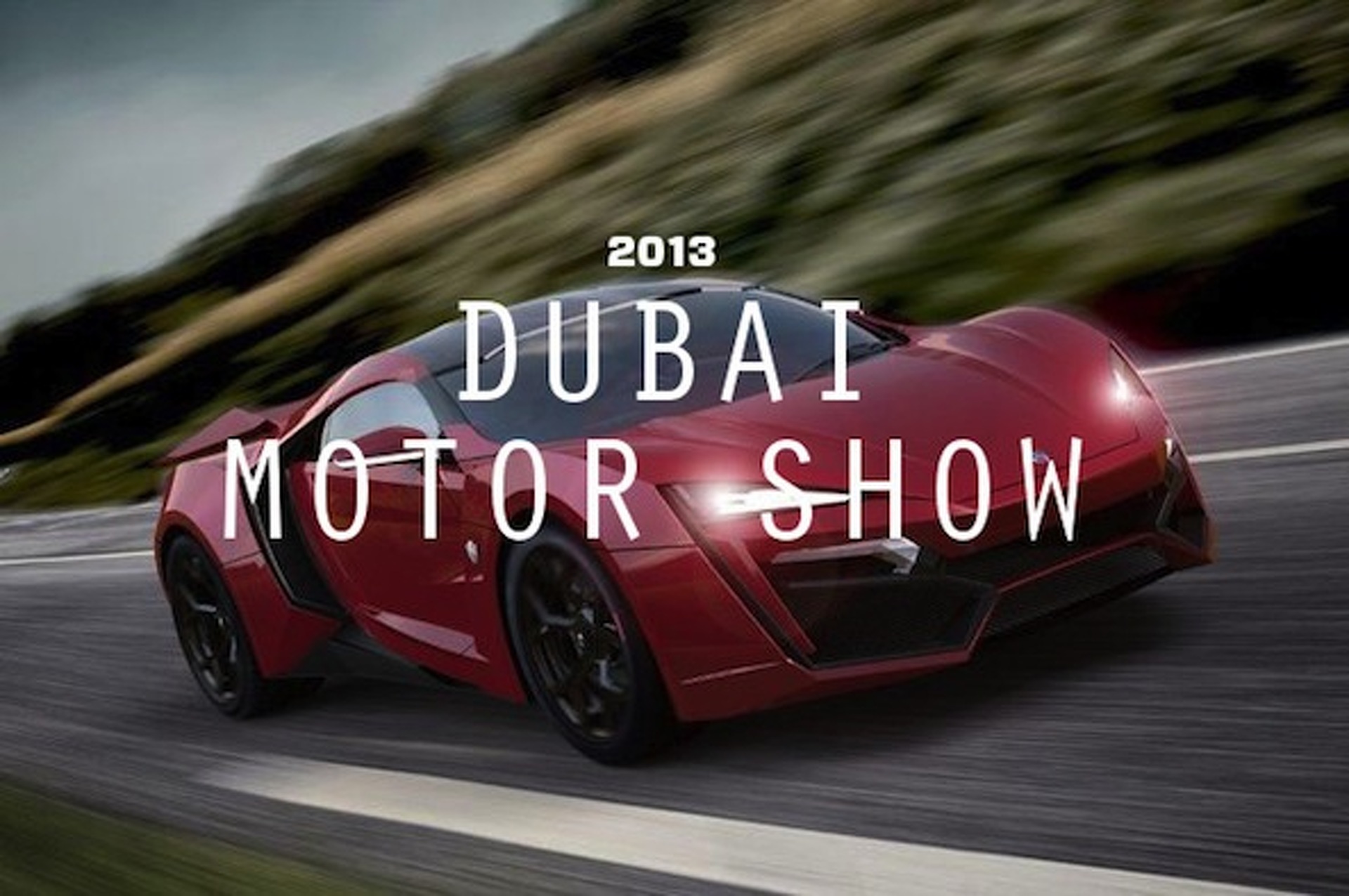 Top 5 Rides from the Dubai Motor Show