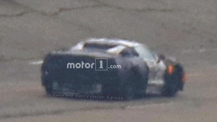 Mid-engine Corvette prototype spy photo