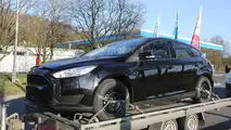 2018 Ford Focus chassis testing mule spy photo