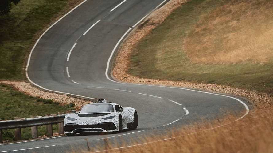 Merecdes-AMG Project One prototype undergoing road testing