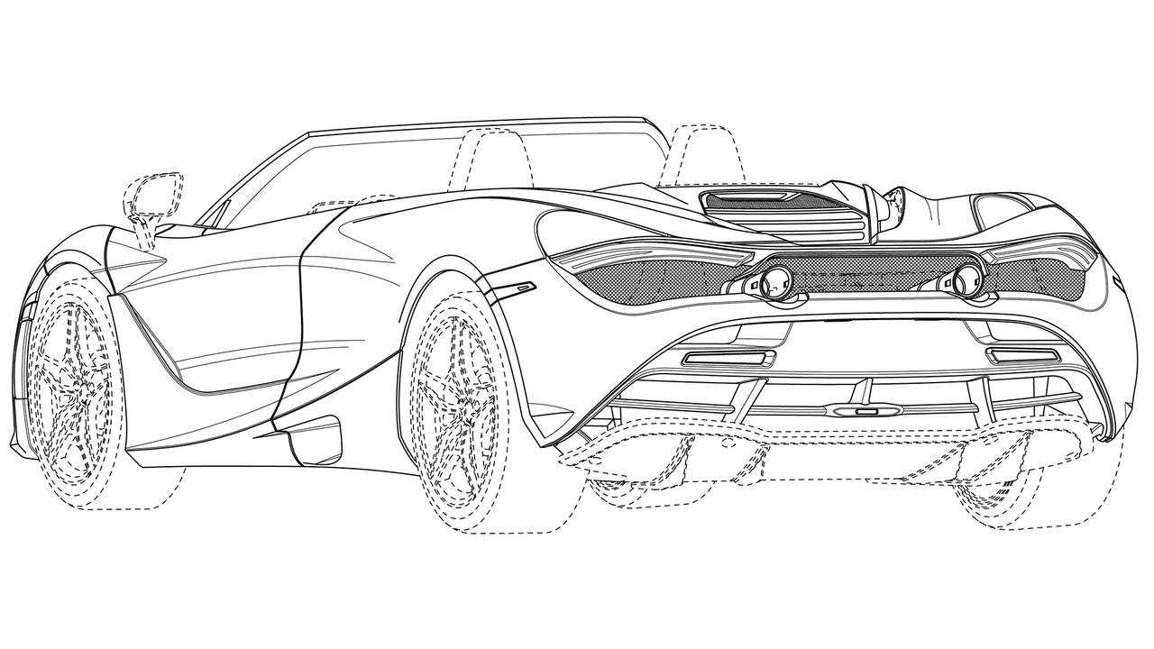 McLaren 720 Spider Patent Çizimleri