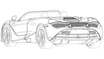 McLaren 720 Spider Patent Çizimleri