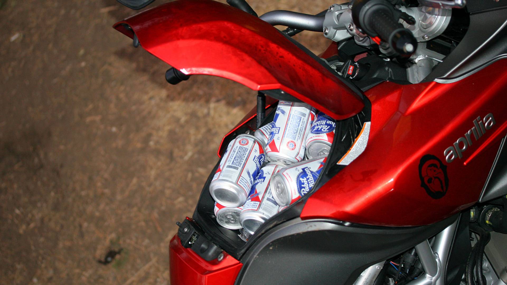 The 850cc vtwin Italian beer cooler