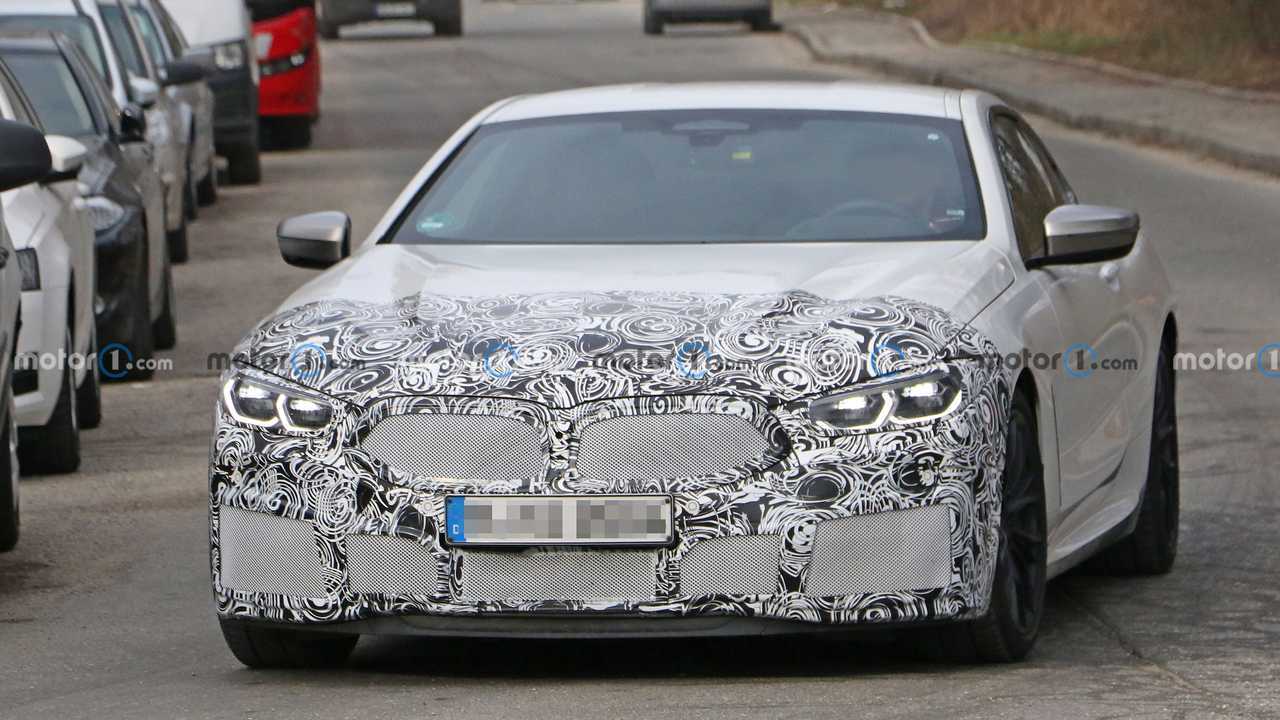 Photo espion BMW Série 8 restylée