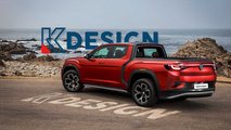 Voltswagen Atlas iD: Electric Truck Rendering