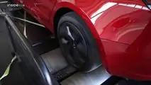 Tesla Model 3, the double test at the bench