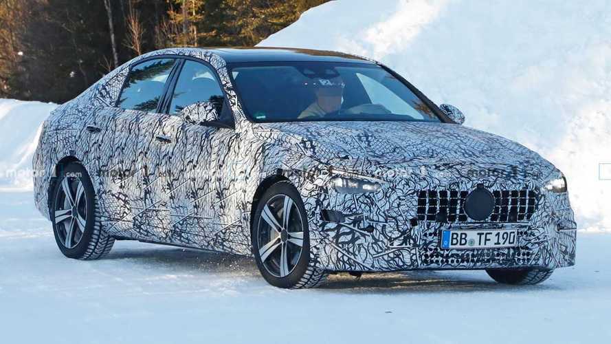 Next Mercedes-AMG C-Class Sedan Caught For The First Time
