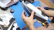 Rush For The Chance To Build Your Papercraft Tesla Cybertruck For Free!
