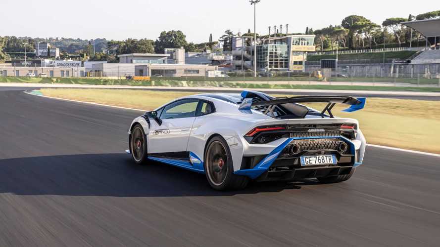 Lamborghini Huracan STO, la prova in pista