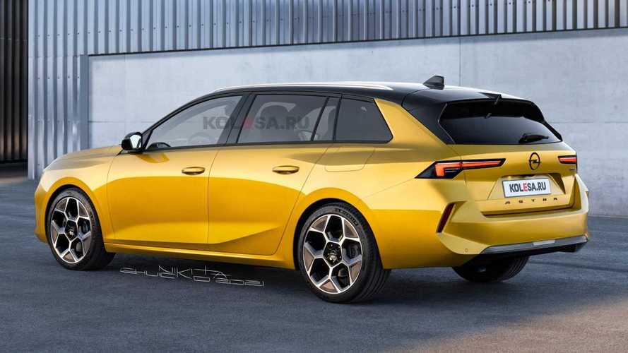 2022 Vauxhall Astra estate rendered while new prototype is spied