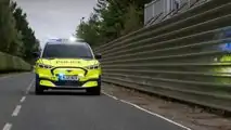 Ford Mustang Mach-E britisches Polizeiauto