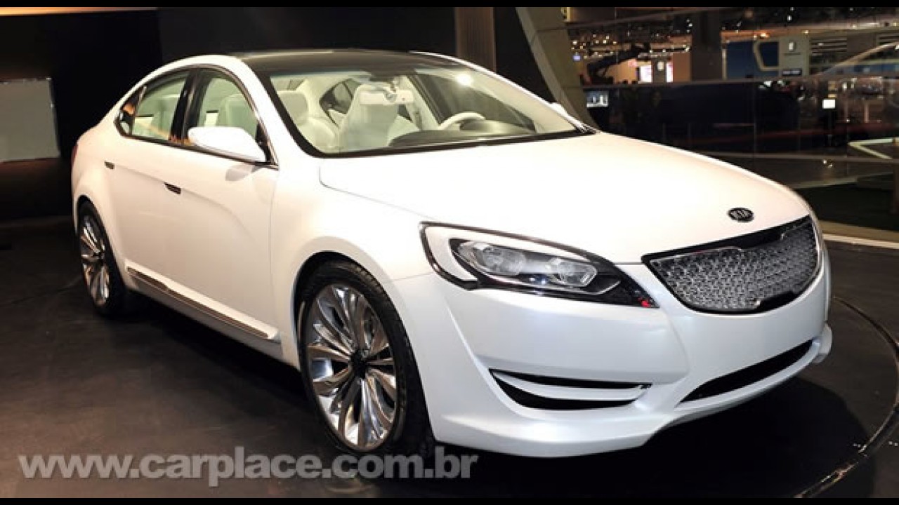 Irmão do Hyundai Azera: Kia divulga imagens do novo VG sedan
