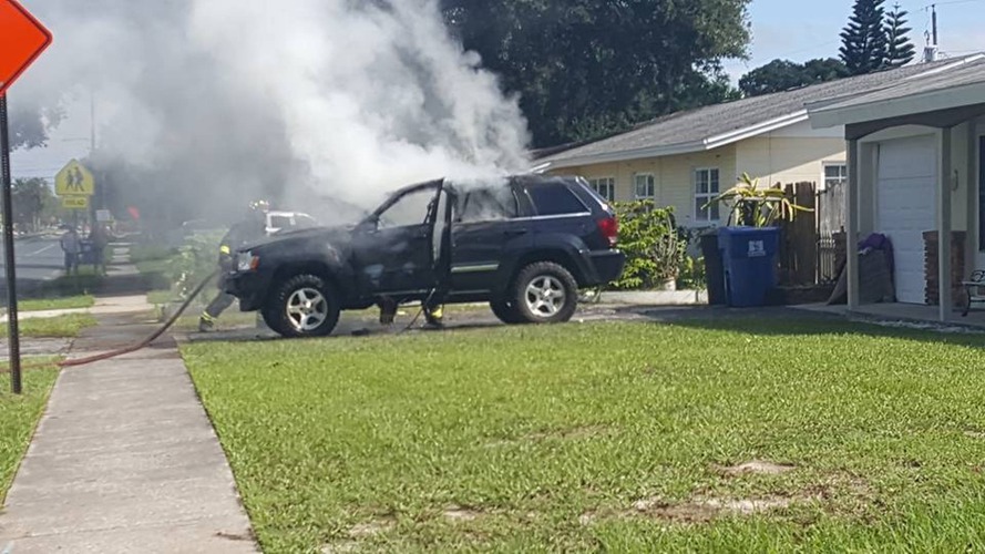 Jeep Grand Cherokee fire blamed on Samsung Note 7