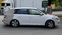 Skoda Fabia Combi facelift spy photo