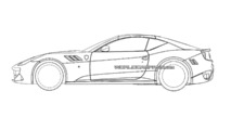Mysterious hardcare two-seater Ferrari FF patent drawing 10.09.2013