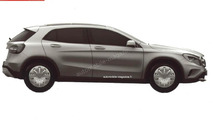 Mercedes-Benz GLA 180 CDI leaked patent photo 12.11.2013