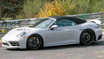 Porsche 911 GTS Cabriolet spy photo