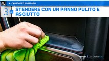 Pulizia auto, il cruscotto le plastiche e le guarnizioni