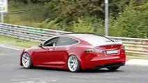 Tesla Model S Plaid spy photo