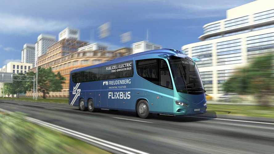 Flixbus prova l'idrogeno con 30 bus Freudenberg Sealing