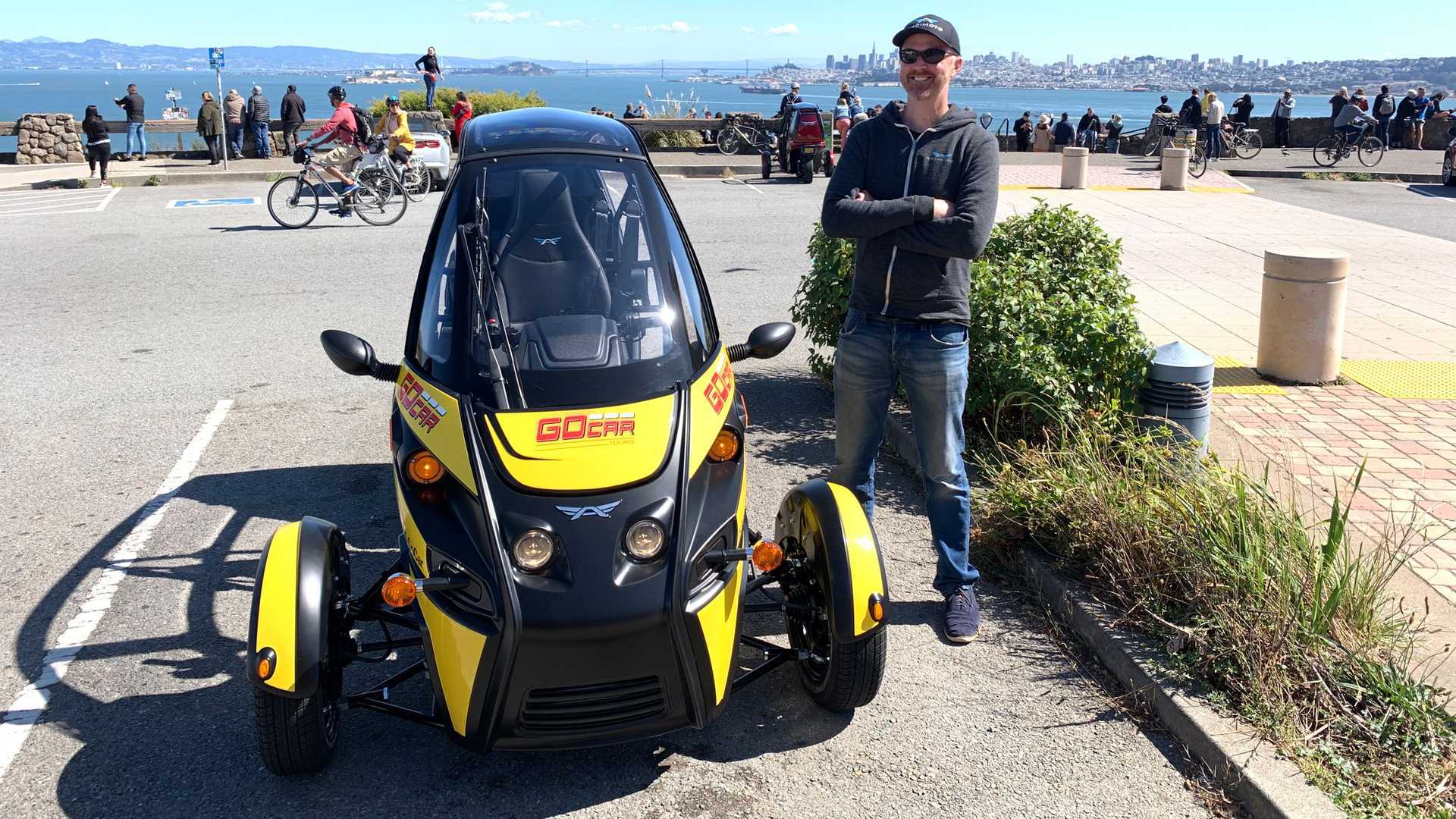 Arcimoto FUV in GoCar fleet in San Francisco