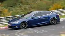 Tesla Model S Plaid Spied