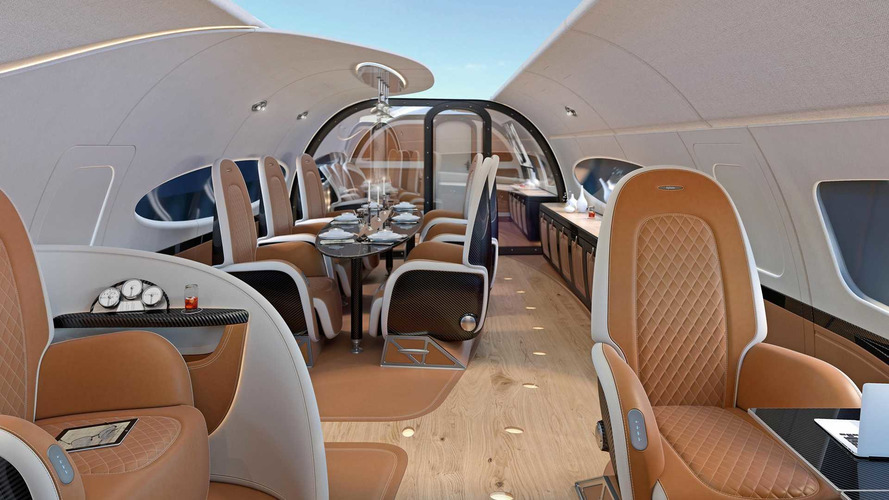 Airbus Pagani jet kabin tasarımı