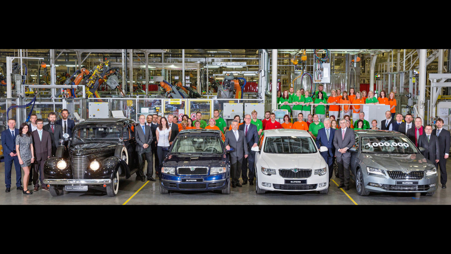 Skoda Produces One Millionth Superb