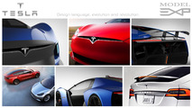 Tesla EXP hiper otomobil render