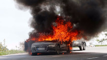2019 Audi A7 Test Car Fire