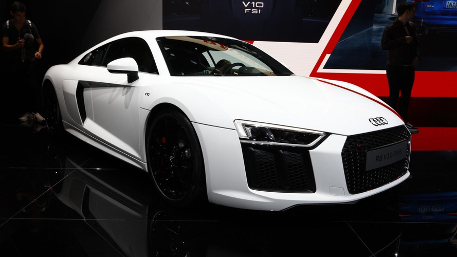 Audi R8 V10 RWS live in Frankfurt