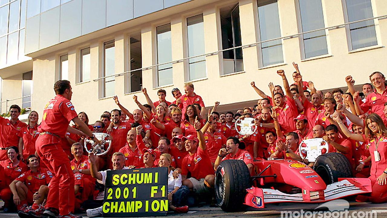 Subasta Ferrari F2001 Michael Schumacher