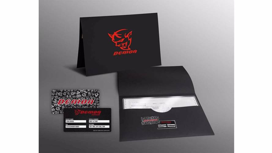 2018 Dodge Challenger SRT Demon Add-Ons