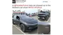 Faraday Future FF 91 Shows Up In Matte Black