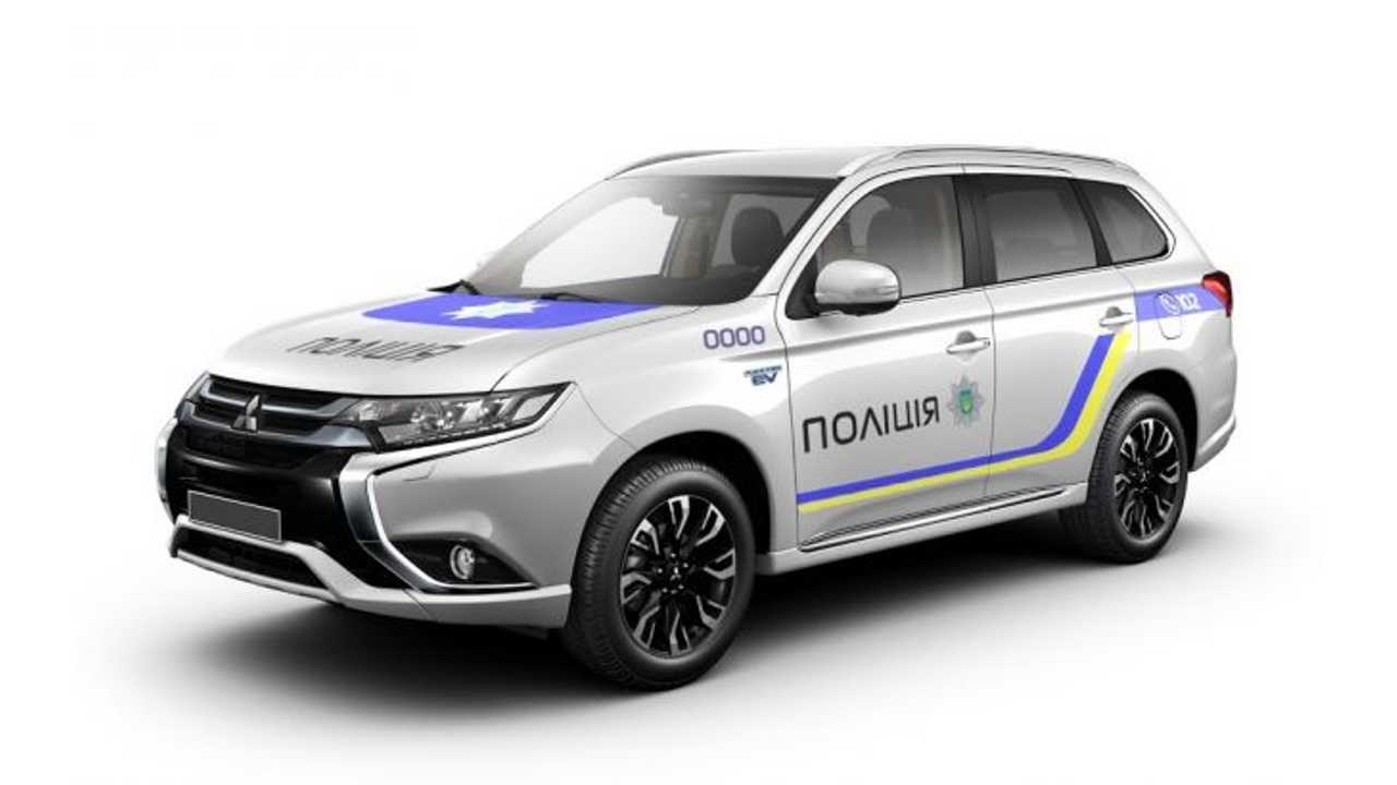 Ukraine Police Services Mitsubishi Outlander PHEV