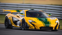 Bruno Senna testing the McLaren P1 GTR