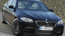 2012 BMW M5 in Frozen Black Hue 23.09.2011