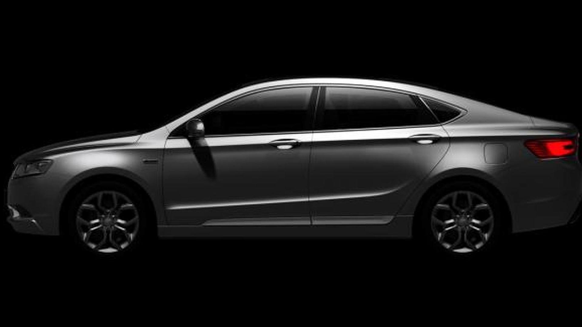 Geely GC9 flagship model previewed ahead of reveal at Guangzhou Auto Show