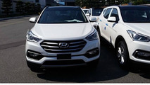 Hyundai Santa Fe facelift spy photo / Terranismo