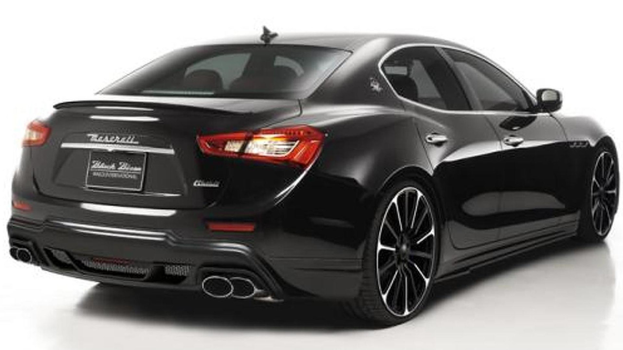 Wald Teases Black Bison Aero Kit For Maserati Ghibli