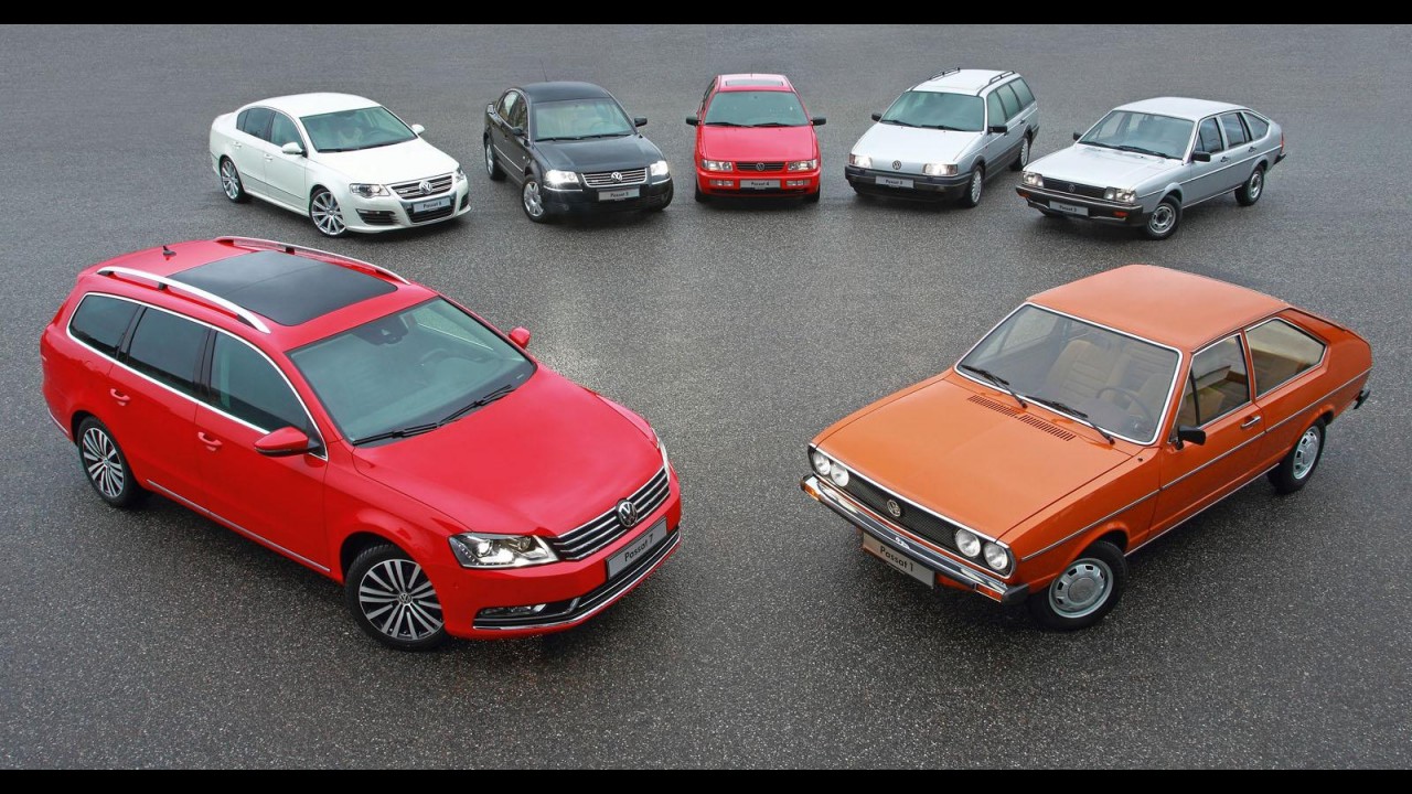 Volkswagen comemora aniversário de 40 anos do Passat na Europa