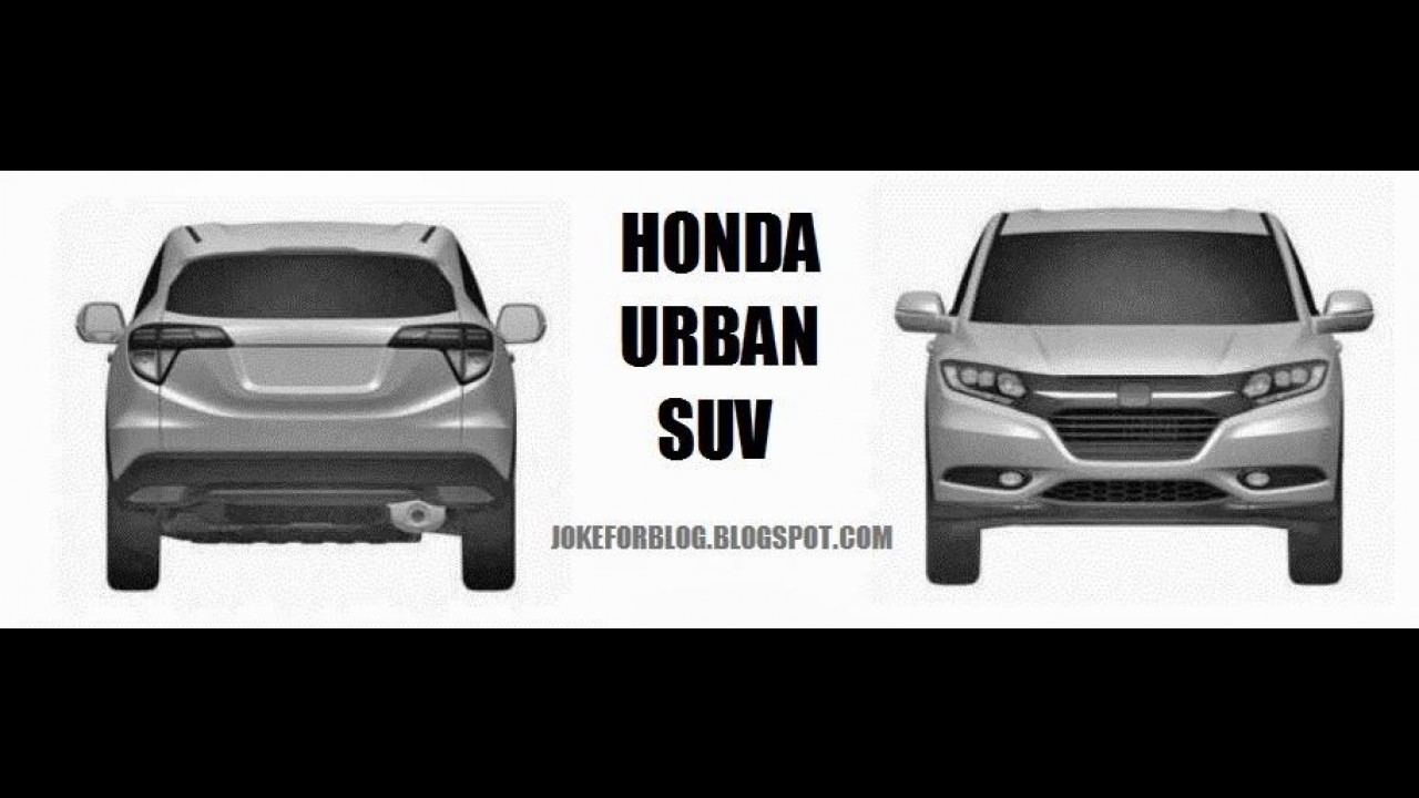 Vazou: Honda Urban SUV tem desenhos revelados em registro de patentes