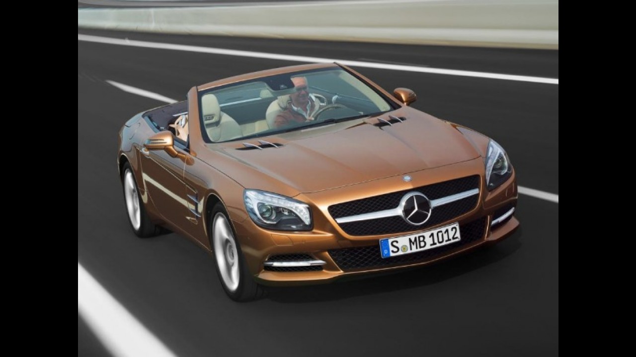 CLÁSSICO: Surgem fotos oficiais do novo Mercedes SL 2013
