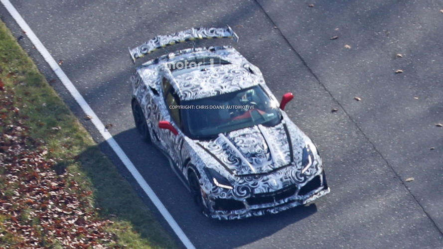 2018 Chevy Corvette ZR1 spy photos