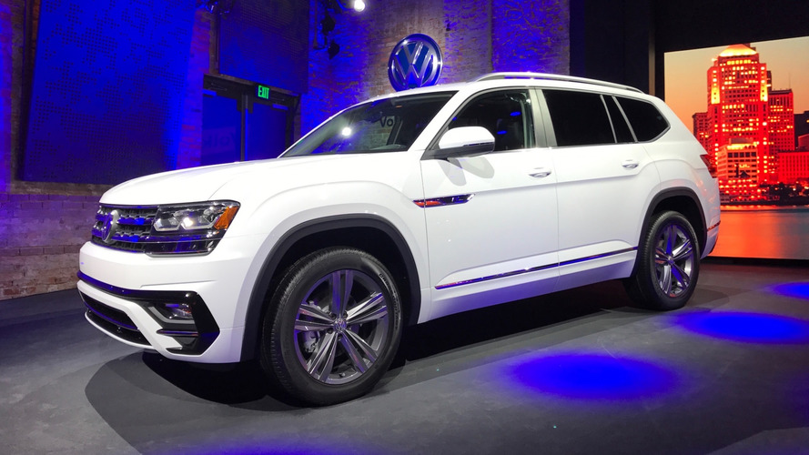 Volkswagen Atlas R-Line 2018 no Salão de Detroit