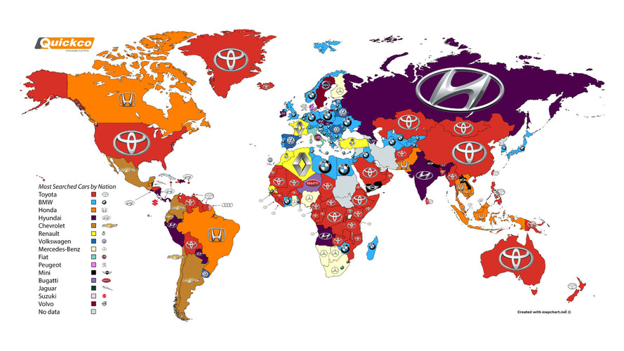 Car Brands That Start With D >> Most Googled Car Brands By Country Car Brands That Start With D >> Most Googled Car Brands By Country