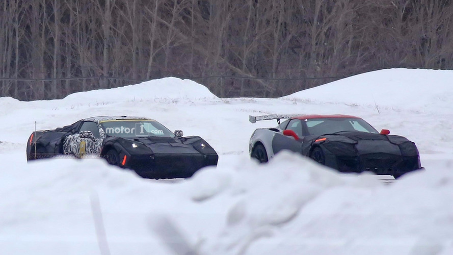 Chevy mid-engine Corvette spy pics