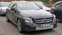 2018 Mercedes C-Class facelift spy photo